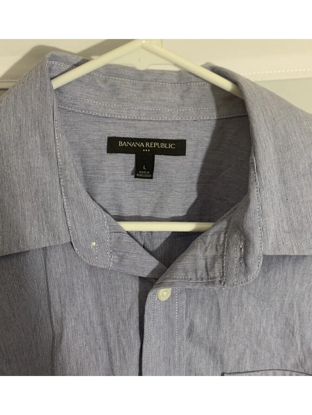 Banana Republic L Men’s Casual Button Up Shirt Size L #54023